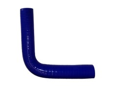 Łącznik Silikonowy do Chłodnic - Kolano kąt 90 stopni - z Oplotem - Samogasnący - SAE - UL 94 - MCC