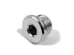 Zaślepka - Korek z Kołnierzem - z Gwintem Zewnętrznym Stożkowym BSPP - RQS - Typ VZ