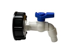 Kran IBC - z Króćcem do Węża - z Polipropylenu