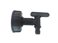 Kran IBC - z Wtykiem Szybkozłącza Ogrodowego - z Polipropylenu