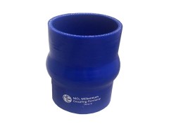 Łącznik Silikonowy do Chłodnic - Antywibracyjny - z Oplotem - Samogasnący - SAE - UL 94 - MCC