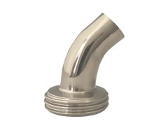 Złącze Mleczarskie - Higieniczne - DIN 11851 - Kątowe - Część Męska do Wspawania - Stal Szlachetna