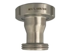 Złącze Mleczarskie - Higieniczne - DIN 11851 - Redukcja - Część Męska i Żeńska z Nakrętką - Stal Szlachetna