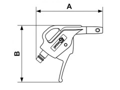 PrevoS1 - Pistolet z Dyszą typu OSHA - Wtyk ERP 07 - Tworzywo Sztuczne - PREVOST