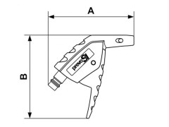 PrevoS1 - Pistolet z Dyszą typu OSHA - bez Uchwytu - Wtyk ERP 07 - Tworzywo Sztuczne - PREVOST