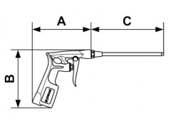 Prevost - Pistolet z Dyszą Mid - Gwint Wewnętrzny - Typ BGM - Aluminium