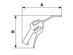 Prevost - Pistolet z Metalową Końcówką - Gwint Wewnętrzny - Typ 27102 - Tworzywo Sztuczne