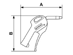 Prevost - Pistolet z Dyszą zTworzyw Sztucznych - Gwint Wewnętrzny - Typ 27102 - Tworzywo Sztuczne