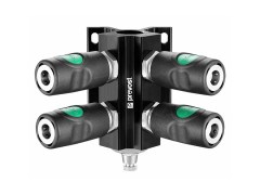 PrevoS1 - Przyłącze Ścienne - Rozdzielacz z Szybkozłączkami - DN 7,4 - PREVOST S1 - z Gwintem Wewnętrznym - 4, 6, 8 lub 10 portów