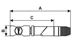 PrevoS1 - Szybkozłączka z Odpowietrzeniem - PREVOST S1 - z Gwintem Wewnętrznym - Obrotowa - Kątowa - DN 7,4 - Typ ESI 07 SW - 1 Klik