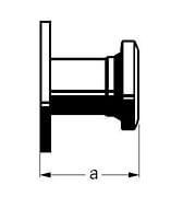 Złącze Kołnierzowe BAUER - S73 - Część Żeńska - ze Stali Ocynkowanej