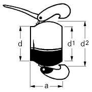 Część Męska BAUER - S9 - z Zamknięciem
