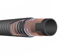 Wąż do Gorącej Wody i Powietrza - ADARA FLEX SD - Elastyczny Wąż Zbrojony - Przemysłowy - EPDM-SBR - Ssąco-Tłoczny