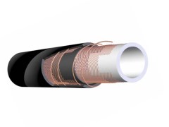 Wąż Trudnościeralny - do Substancji Spożywczych - STRATOS FOOD SUPER Ω/C D - NR - FDA - Tłoczny - Antystatyczny