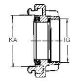 Złącze STORZ - z Gwintem Wewnętrzym NPT - NH - NPSH - NSW - z Aluminium