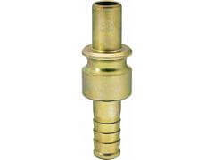 Wtyk Szybkozłączki - ze Stali - z Króćcem do Węża - DN 8 - Typ F1 K S - LUDECKE