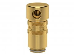 Szybkzłączka z Otworem pod Kątem 90° do Montażu Rurki 8/6 ( do mostków ) - Zawór Odcinający - Typ ESHM UAB - LUDECKE