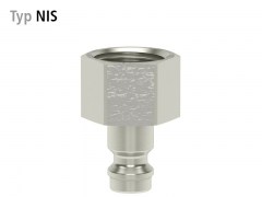 Wtyk Szybkozłączki z Gwintem Wewnętrznym MINI DN 5 - Seria ESMN NI - Odp. PARKER / RECTUS 21 - LUDECKE