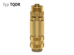 Szybkozłączka z Króćcem do Węża - z Nakrętką Zacisk. - MINI DN 5 - Seria ESM - Typ TQ - Odp. PARKER / RECTUS - Typ 21 - LUDECKE