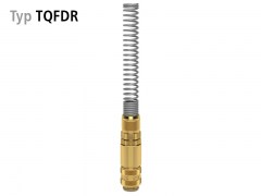 Szybkozłączka z Króćcem do Węża - Nakrętką Zaciskową i Sprężyną MINI DN 5 - Seria ESM Typ TQF - Odp. PARKER / RECTUS 21 - LUDECKE