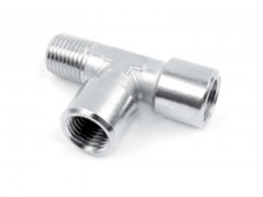 Rozgałęźnik T - Trójnik niesymetryczny - z Gwintem Zewnętrznym Stożkowym BSPT - Wewnętrznym Walcowym BSPP - RQS - Typ TAIN...W