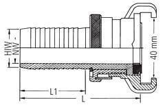 Oryginalne Złącze Geka - Obrotowe - z Króćcem - z Tworzywa Sztucznego - KARASTO