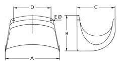 Uchwyt Ścienny na Wąż - z Tworzywa Sztucznego HD-PE - KARASTO
