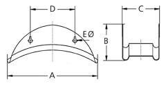 Uchwyt Ścienny na Wąż - dla Przemysłu - ze Stali - KARASTO