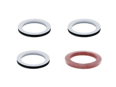 Uszczelki do Gniazd Złączy KAMLOK / CAMLOCK - Typ B, C, D i DC - Rdzeń z Kauczków Różnych - Pokryte PTFE i FEP