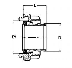 Złącze STORZ - Złącze Strażackie - Złącze Tłoczne - z Króćcem do Węża - z Aluminium