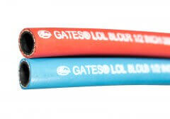 Wąż do Form Wtryskowych - GATES LOCK-ON PLUS - do Użytku Bez Opasek - do Wody, Oleju, Glikolu - Różne Kolory
