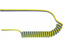 Wąż z Poliuretanu Spiralny MODY-DUO - Podwójny - Bez Złączy - typ PUBG - do Sprężonego Powietrza - Bez Złączy - LUDECKE