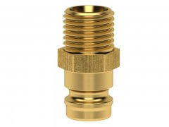 Wtyk z Gwintem Zewnętrznym i Zaworem Odcinającym - Rozmiar 9 - DN 6 - Typ ESHM NAAB- Odpowiednik HASCO Z 8