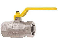 Zawór Kulowy - do Gazu - z Mosiądzu Niklowanego - KARASTO