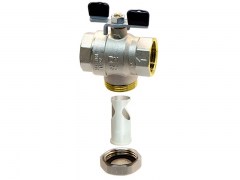 Zawór Kulowy z Wbudowanym Filtrem - z Motylkiem - Mufowy - Typ 141 - Produkt Włoski