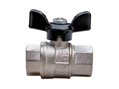 Zawór Kulowy - Mufowy - Gwinty Wewnętrzne - seria EURO-SFER  - Art 1720 - Motylek - Produkt Włoski - RB