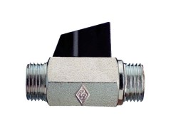 Zawór Kulowy Mini - Sześciokątny - Mufowy - Gwinty Zewnętrzne - Art. 3837 - Produkt Włoski