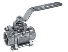 Zawór Kulowy - 3 Częściowy - Gwint Wewnętrzny - ECO - Stal Szlachetna