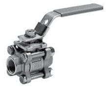 Zawór Kulowy - 3 Częściowy - Gwint Wewnętrzny - Stal Szlachetna