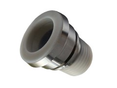 Złącze Mleczarskie - Higieniczne - DIN 11851 - Część Żeńska - z Karbowanym Króćcem do Węża - Stal Szlachetna powlekana PFA