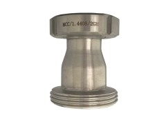 Złącze Mleczarskie - Higieniczne - DIN 11851 - Redukcja - Część Żeńska z Nakrętką i Męska - Stal Szlachetna