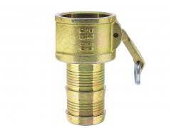 Złącze do Tynkowania - Część Żeńska - z Króćcem do Węża - z Pełnym Przelotem - Typ MST - system 22 - Złącze "Camlock" do Betonu - LUDECKE