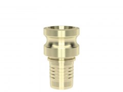 Złącze do Tynkowania - Część Męska pod Tuleję Zaciskową - ze Zredukowanym Przelotem - System 22 - Typ VSTP - "Camlock" do Betonu - LUDECKE