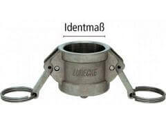 Złącze CAMLOCK - Typ DC - Zaślepiające Żeńskie - DIN EN 14 420-7 - LUDECKE