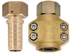 Złącze do Pary - z Gwintem Wewnętrznym z Mosiądzu / MS 58 - Kompletne - Typ DIK MS - LUDECKE