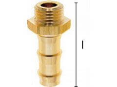 Króciec do Węża Szybkiego Montażu z Gwintem Zewnętrznym - LUDECKE