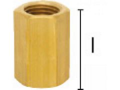 Mufa - Przejściówka z Gwintami Wewnętrznymi - z Gwintu Rurowego na Metryczny - LUDECKE