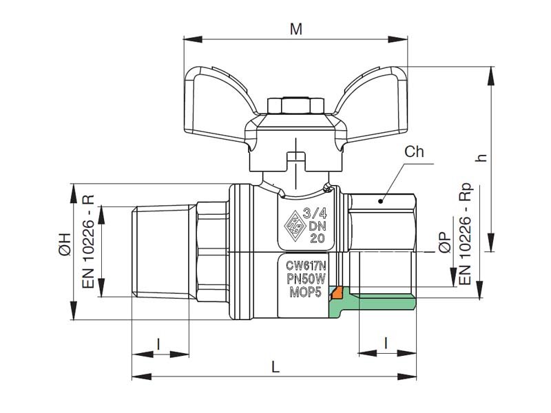 zawor-kulowy-motylek-1721-gw-gz-rb-rys
