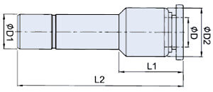 Złącze Proste z Wtyczką Redukcyjną RQSG